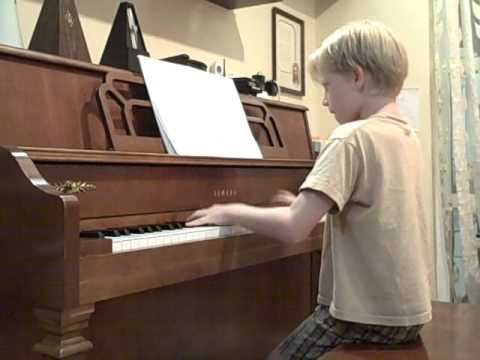 8 year old Nathan Schaumann plays 