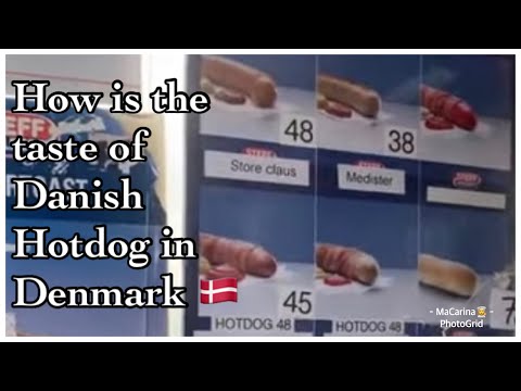 How is the taste of Danish Hotdog in Denmark 🇩🇰