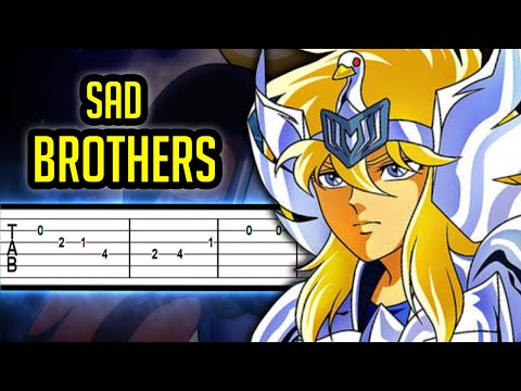 Saint Seiya - Sad Brothers (Hyoga's Theme)【𝗧𝗔𝗕】|➤ GUITAR TUTORIAL