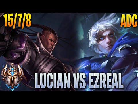Lucian vs Ezreal - ADC - Challenger 10.22