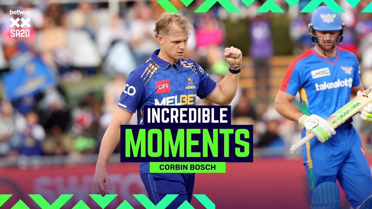 Retained! All of Corbin Bosch's match-changing wickets during Season 4