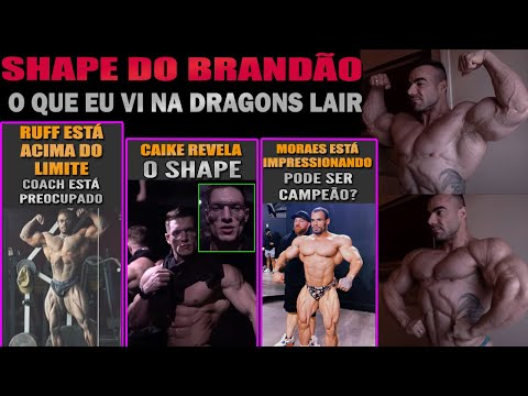 Brandão mostra o shape + Vi o treino de Brandão e Ramon na Dragons + Ruff cresceu + Moraes