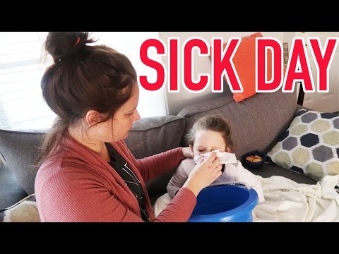 SICK DAY ROUTINE! 3 KIDS WITH THE FLU :(
