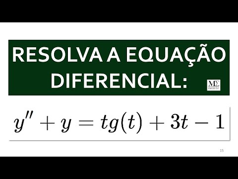 E.D.O. de 2ª Ordem Linear: Exercício Resolvido - Princípio da Superposição + Variação dos Parâmetros
