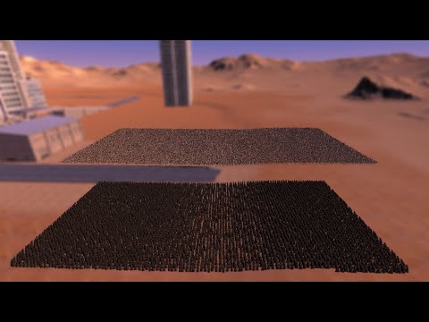 5000 Scarecows Vs 15000 Skeleton Warriors - Ultimate Epic Battle Simulator