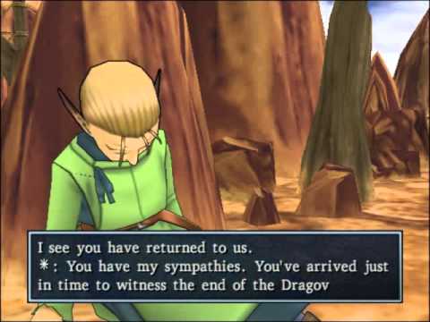 214 Dragon Quest 8 Cutscene - A Dragovian laments the coming end of their race