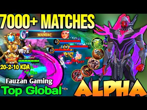 ALPHA BEST BUILD IN 2022 | TOP GLOBAL ALPHA Fauzan Gaming - MOBILE LEGENDS