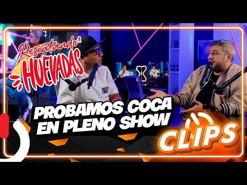PROBAMOS COCA EN PLENO SHOW - CLIP RESCATANDO HUEVADAS