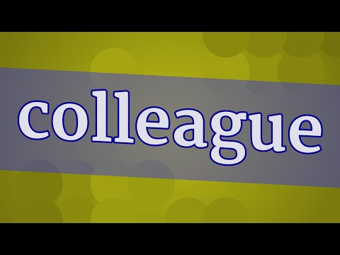 COLLEAGUE pronunciation • How to pronounce COLLEAGUE