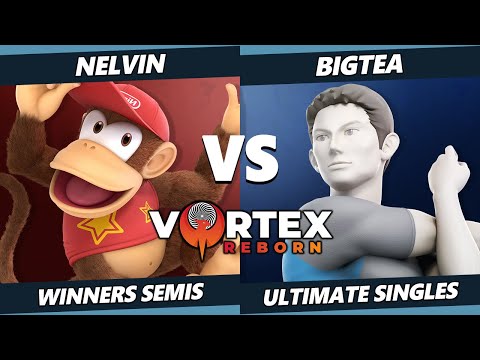 Vortex Legends 2 Winners Semis - Nelvin (Diddy Kong) Vs. BigTea (Wii Fit Trainer) SSBU Ultimate