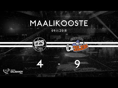Maalikooste: TPS - Oilers 09.11.2018