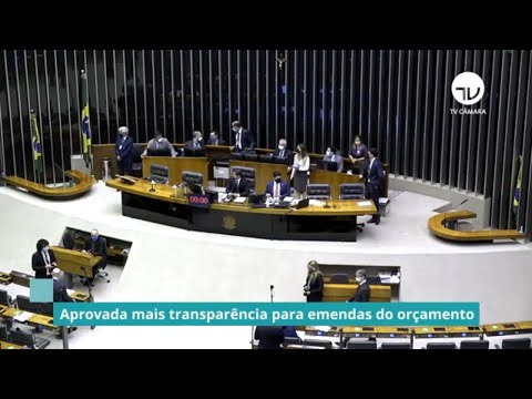 Aprovada mais transparência para emendas do Orçamento - 29/11/2021