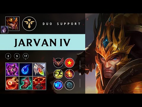 Jarvan IV Support vs Leona - VN Grandmaster Patch 25.24