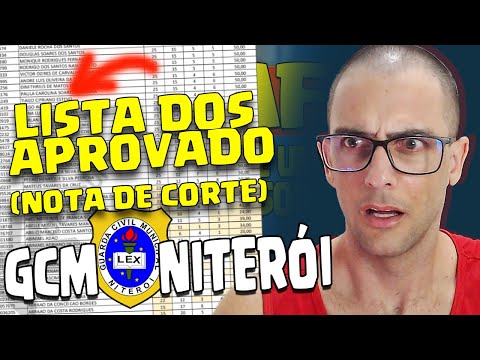 UNOFFICIAL CUT-OFF SCORE GCM NITERÓI (TAF APPROVED) (LESS THAN 10%)
