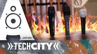 Video thumbnail for The Best Dynamic Live Mics for Under £100 - Shure SM58, Sennheiser E845, Sontronics Solo - Shootout by Andertons Music Tech Dept.