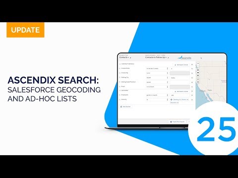 Ascendix Search 1.1 Update: Salesforce Geocoding and Enhanced Ad-Hoc Lists