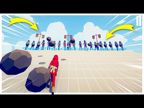 TABS - Desafio da AVALANCHE de PEDRA! (Totally Accurate Battle Simulator)