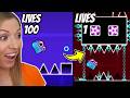 Geometry Dash 100 LIVES CHALLENGE!