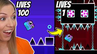 Geometry Dash 100 LIVES CHALLENGE!