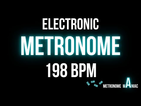 Metronome 198 BPM -  Electronic beep