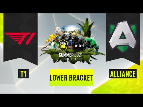 Dota2 - T1 vs. Alliance - Game 2 - ESL One Summer 2021 - Lower Bracket