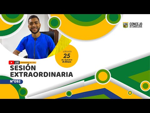 ORDEN DEL DÍA DEL 25 DE OCTUBRE DE 2025 – SESIÓN EXTRAORDINARIA No.092 🔰