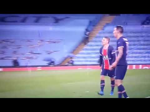 Angel Di Maria red card vs man city