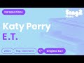 KATY PERRY "E.T." (Piano backing for your ...