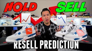 PANIC OR PATIENCES !!! HOLD OR SELL JORDAN 4 MILITARY BLUE | RESELL PREDICTION