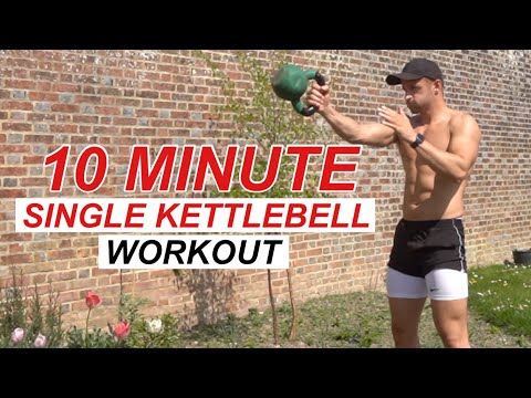 10 MIN: FAT BURNING Kettlebell Workout (Follow Along)