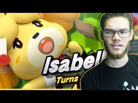 Nairo reacts to ISABELLE in Super Smash Bros Ultimate!