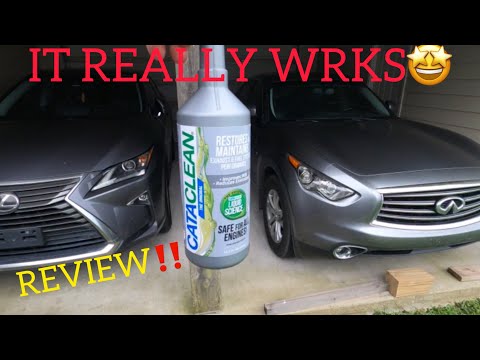 Cataclean Review Infiniti QX70 Code P0430 P0420 Catalyst System + O2 Sensor Bad Catalytic Converter