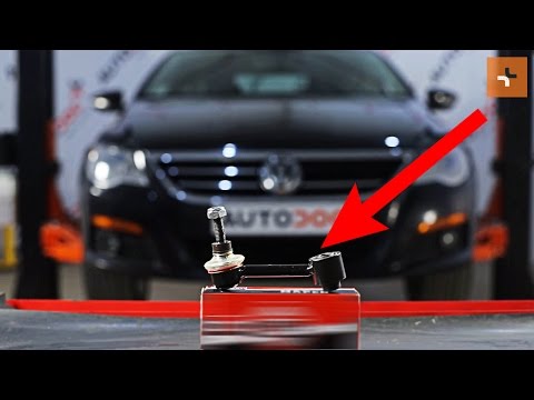 How to change rear Anti Roll Bar Link on VW PASSAT CC 1 TUTORIAL | AUTODOC