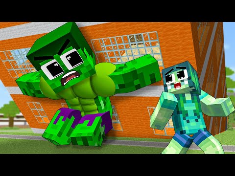Monster School: Hulk Strays into World of Giants - Emotional Minecraft Animation