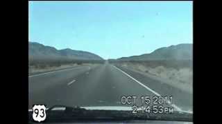 preview picture of video 'Crystal Springs NV to Las Vegas NV Time Lapse Drive US-93'