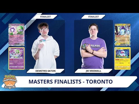 Masters Finals Demetris Eaton Vs Jw Kriewall - 2024 Pokémon Toronto Regional Championships