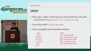 DjangoCon US 2017 - Files in Django by Josh Schneier