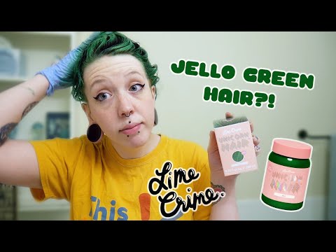 Dying My Hair Green | Lime Crime Jello Green