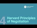 The Harvard Principles of Negotiation