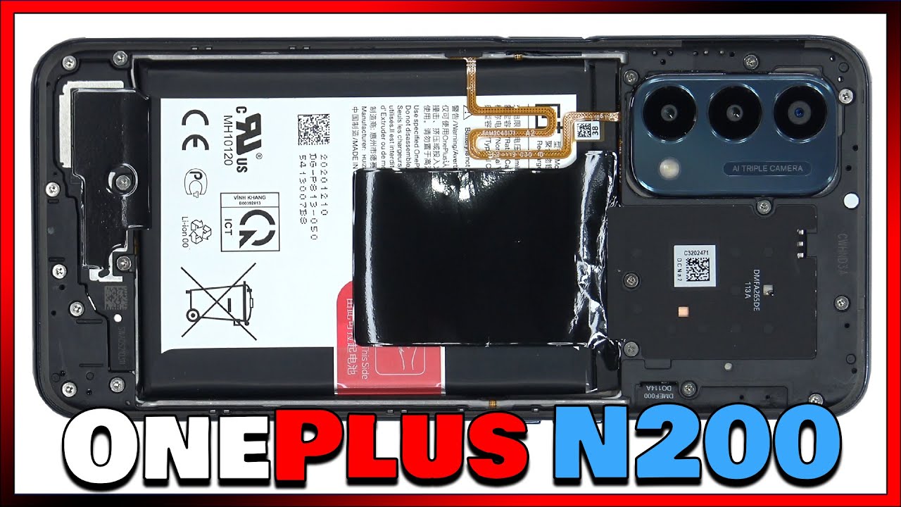OnePlus Nord N200 5G Disassembly Teardown Repair Video Review