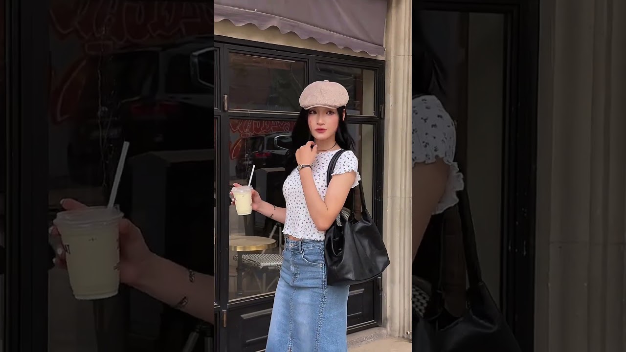 Áo Thun Nữ Cộc Tay Croptop - Thun Gân Co Giãn, Nhẹ Nhàng Vintage