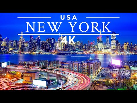 New York, America 🇺🇸 in 4K HDR - by drone (60fps)