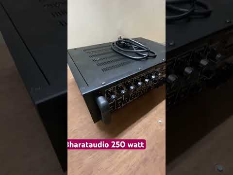 250 watt Amplifier mixer Bharataudio company ka best quality #15inchspeaker #audioequipment #dj