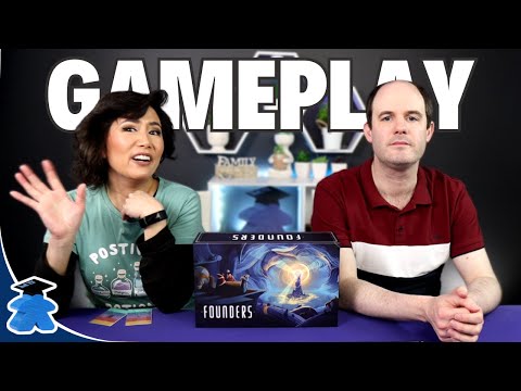 FOUNDERS ⚒️❄️- Playthrough. Deduction by action, place the tile for secret objective.