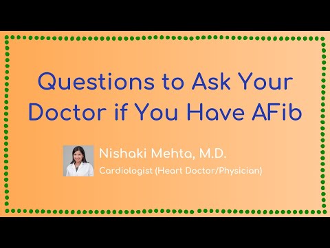 Questions to Ask Your Doctor if You Have AFib