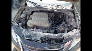 2017 LEXUS ES 350  JTHBK1GG4H2256152 BURN ENGINE/FRONT END