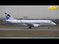 Engine Run Air Botswana Embraer ERJ 170LR N734A RWY 33L Toronto Pearson 12 20 2018 4K