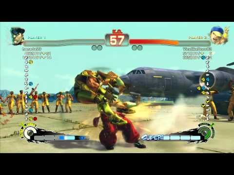 SSF4 AE: hanada99 (Dictator) vs Kazunoko (Yun) - Ranked Match (720p HD)