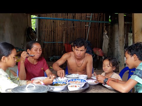 COOK YUMMY FOOD WITH FRESH RAY FISH AND  SHRIMPS HIGHT QUALITY 4K VIDEO BONG LAORTV