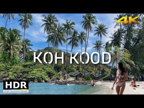 4K HDR // Walking Tour Koh Kood | Best island in the World | Thailand 2023 - With Captions